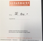 Gutschein Schuhmarkt Langnau 100.00